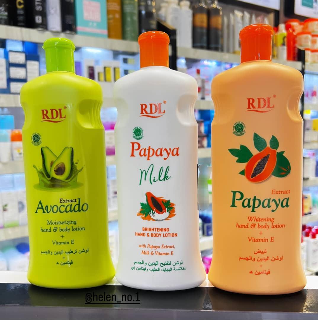 لوشن آر دي إل لليدين والجسم بالبابايا والأفوكادو (RDL Papaya & Avocado Hand and Body Lotion)